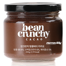 Bean Crunch 花生醬可可脆片果醬, 200g, 1個