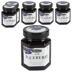 헬리오스 내츄럴 블루베리잼, 330g, 6개