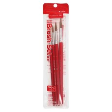 PENROTE 筆樂 圓頭尼龍畫筆4件組 PG555-B, 8 + 10 + 12 + 14, 1組