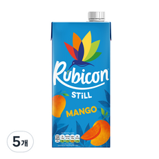 Rubicon 芒果汁, 5瓶, 1L