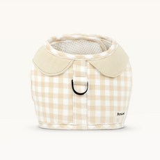 PETSLAND 狗狗奧黛特項圈胸背帶, 象牙白