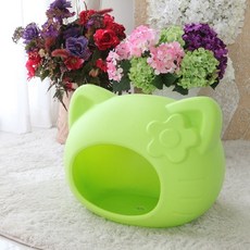 Red Puppy 寵物 Catpi 屋, 51 厘米 x 42 厘米, 綠色