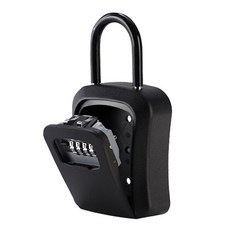 HOUDER 密碼鎖鑰匙盒 鋁合金 + 塑鋼 BJ003-2 黑色, 1個