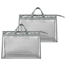 密封防塵包包收納袋 灰色, 1組, 2個