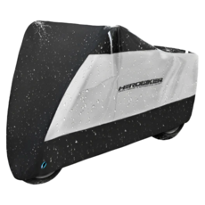 HEROBIKER 升級加厚機車罩 銀色 反光防塵罩 附收納袋, L 280 x 210 x 40cm