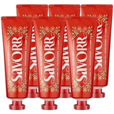 Sabor Red Fresh Mint牙膏, 100g, 6入