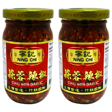 寧記 蒜蓉辣椒, 嚴選朝天椒, 台灣原料, 高溫殺菌, 245g, 2罐