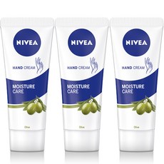 니베아 모이스춰 케어 올리브 핸드크림, 75ml, 3개