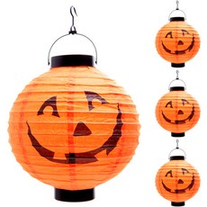 LivingDA 南瓜燈 4入, 橘色