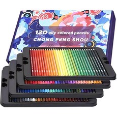 著色繪圖油彩色鉛筆, 120 種顏色, 1組