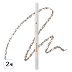 KARADIUM 極細自動眉筆 0.07g, 01 橡果棕, 2個