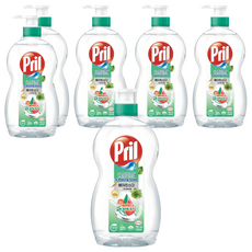 프릴 시크릿 오브 베이킹소다 주방세제 그린허브향, 700ml, 6개