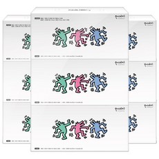 Hanyeji Keith Haring聯名款迷你面紙聯名藝術款原生紙漿面紙, 230張, 9盒