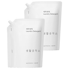 Saengong 生活工作所 洗衣精補充包 綠色花香, 2L, 2包