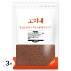 고미네 볶은 테프, 1kg, 3개