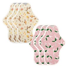 한나패드 면생리대 패드 패턴 랜덤발송, 중형, 6개입, 1세트