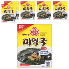 오뚜기 미역국, 18g, 6개