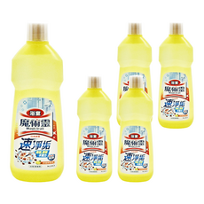 Kao 花王 Magiclean 魔術靈浴室清潔劑 輕巧瓶裝 舒適檸檬香, 500ml, 5瓶