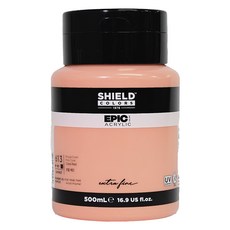 SHIELD 盾牌 Epic 壓克力顏料 613 珊瑚紅, 500ml, 1色