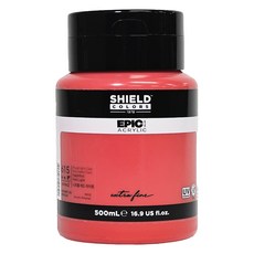 SHIELD 盾牌 Epic 壓克力顏料 615 萘酚淺紅, 500ml, 1色