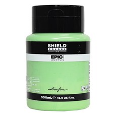 SHIELD 盾牌 Epic 壓克力顏料 629 黃綠色, 500ml, 1色