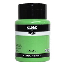 SHIELD 盾牌 Epic 壓克力顏料 630 淺綠色, 500ml, 1色