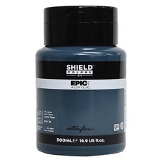 SHIELD 盾牌 Epic 壓克力顏料 631 氰綠色, 500ml, 1色