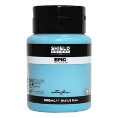 SHIELD 盾牌 Epic 壓克力顏料 640 湖水綠, 500ml, 1色