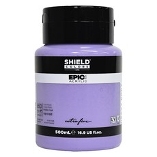 SHIELD 盾牌 Epic 壓克力顏料 650 中度紫羅蘭色, 500ml, 1色