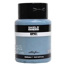 SHIELD 盾牌 EPIC 壓克力顏料 653 藍灰色, 500ml, 1色
