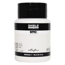 SHIELD 盾牌 EPIC 壓克力顏料 673 珍珠白, 500ml, 1色