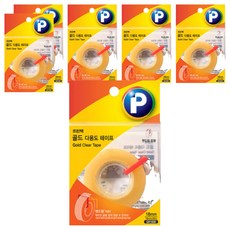 Printec 金色多用途膠帶補充包 18mm x 30m + 尾環, 單一顏色, 6個