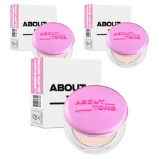 ABOUTTONE 神奇濾鏡輕薄柔焦粉餅 粉色光澤款 8g, 3個, 單色