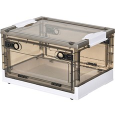 Ninshop 折疊箱 中型, 1個, 透明