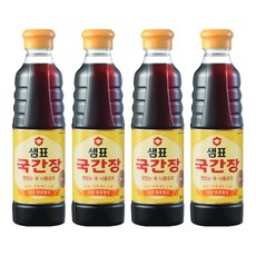샘표 국간장, 500ml, 4개