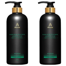 Mdmmd. 明洞國際 B5珍珠玻尿酸沐浴乳 深度清潔抗菌, 655g, 2瓶