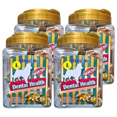 Boneplus 綜合雙色潔牙骨結 L, 牛奶, 700g, 4桶