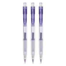 PILOT 百樂 透明七彩搖搖筆 HFGP20NV 紫色, 0.5mm, 3支