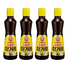 오뚜기 고소한 참기름, 320ml, 4개