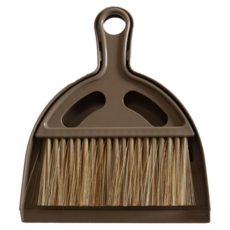 Balai 法式奶油小掃把畚箕組 懸掛收納 高密度刷毛, 巧克力棕, 1組