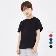 LollyTree 兒童高密度加厚短袖基本款T恤