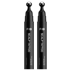 포뷰트 정수리 가르마 헤어라인 탈모 커버 두피 타투 틴트 15g, 블랙, 2개
