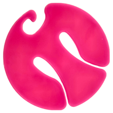 mohe 木暉居家 多功能迷你襪夾 24個, 桃紅色, 1組