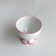 善良生活 花卉早午餐甜點碗馬克杯, 粉紅色, 1個