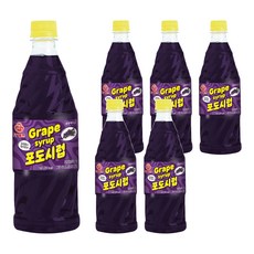 오뚜기 오쉐프 포도시럽, 6개, 1kg