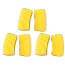 Itgom 矽膠鍋柄 4 x 7.5cm, 6個, 黃色