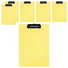 ABEL 力大牌 A4 輕量防水板夾, 6個, 暖黃色