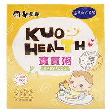 郭老師 寶寶粥 適合6個月以上寶寶食用 常溫保存 無防腐劑, 海菜吻仔魚, 300g, 1盒