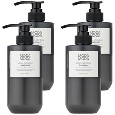 MODA MODA 清爽無矽靈護髮乳 棉花爽身粉香, 4瓶, 500ml