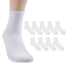 Base Alpha Essential 男士優質素色中筒襪 10雙